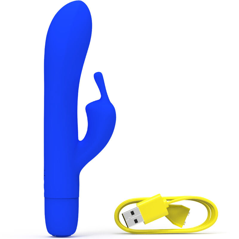 Bwild Bunny Infinite Classic vibrator i blå silikon