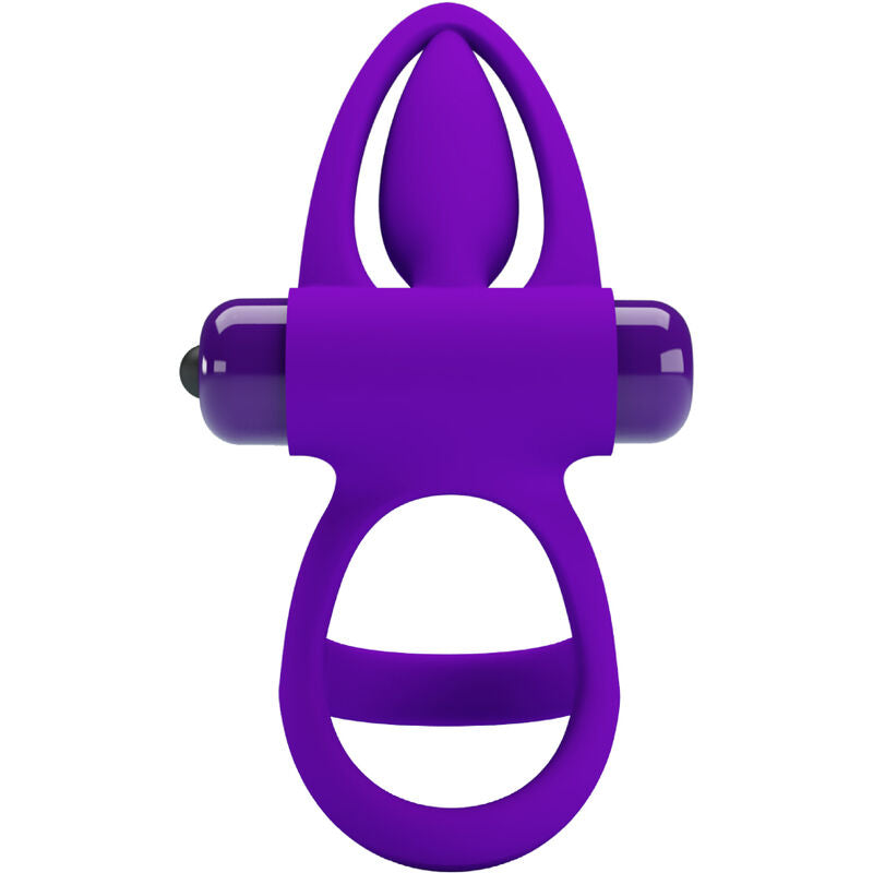 PRETTY LOVE - Vibratorring 10 vibrationer lila silikon
