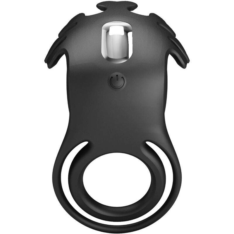 Pretty Love Ruben vibratorring i svart silikon