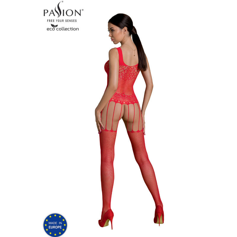 PASSION - ECO COLLECTION BODYSTOCKING ECO BS001 RÖD