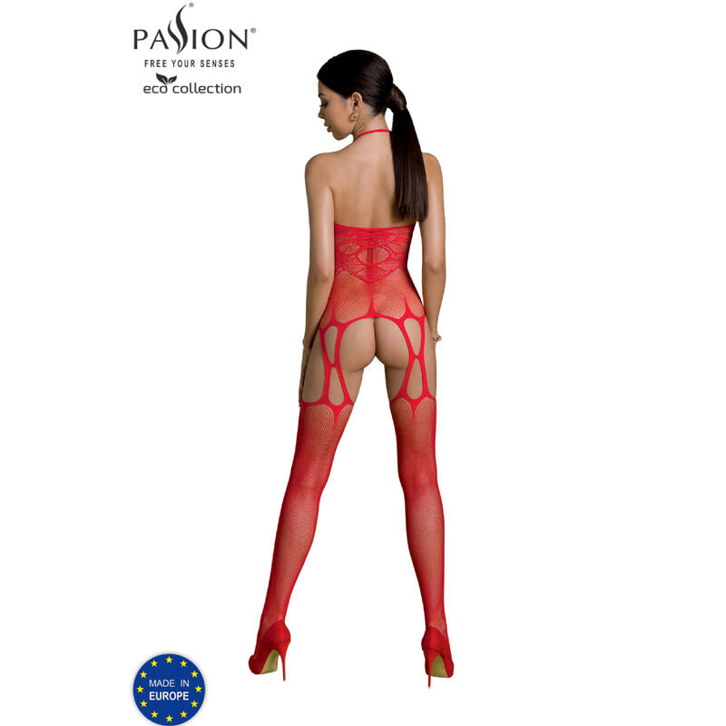 PASSION - ECO COLLECTION BODYSTOCKING ECO BS002 RÖD