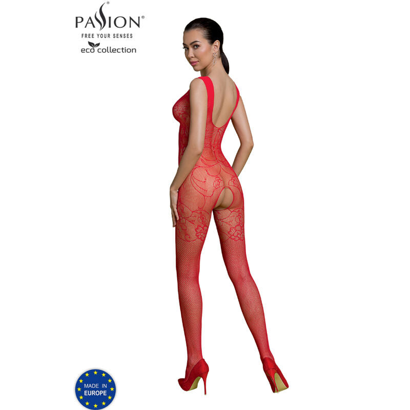 PASSION - ECO COLLECTION BODYSTOCKING ECO BS012 RÖD