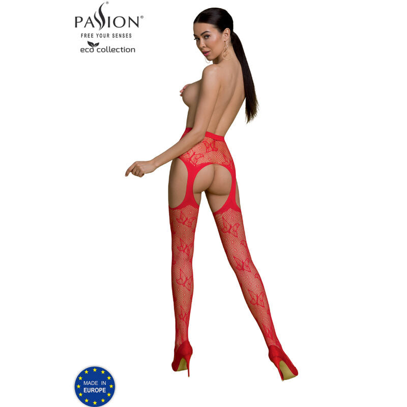 PASSION - ECO COLLECTION BODYSTOCKING ECO S001 RÖD