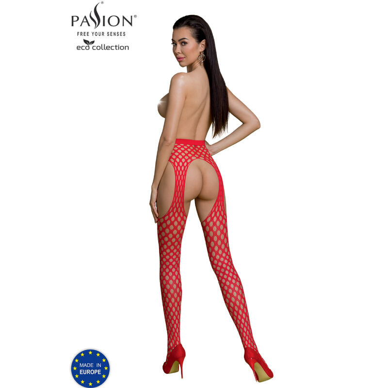ECO Collection bodystocking i röd färg