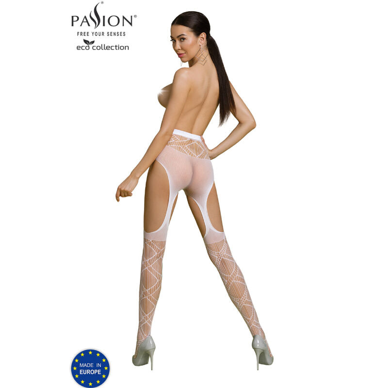 Sexig bodysuit i vit färg från Passion Eco Collection