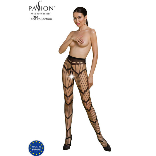 PASSION - ECO COLLECTION BODYSTOCKING ECO S006 SVART