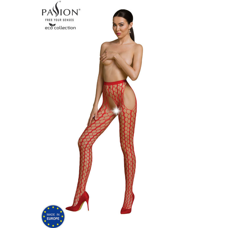 ECO Collection bodystocking i röd färg