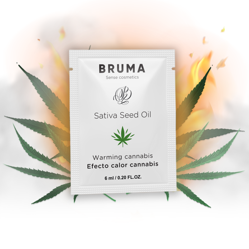 BRUMA Sativa Seed Oil Glidgel med cannabis smak 6 ml