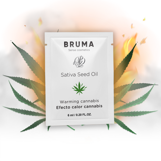 BRUMA Sativa Seed Oil Glidgel med cannabis smak 6 ml