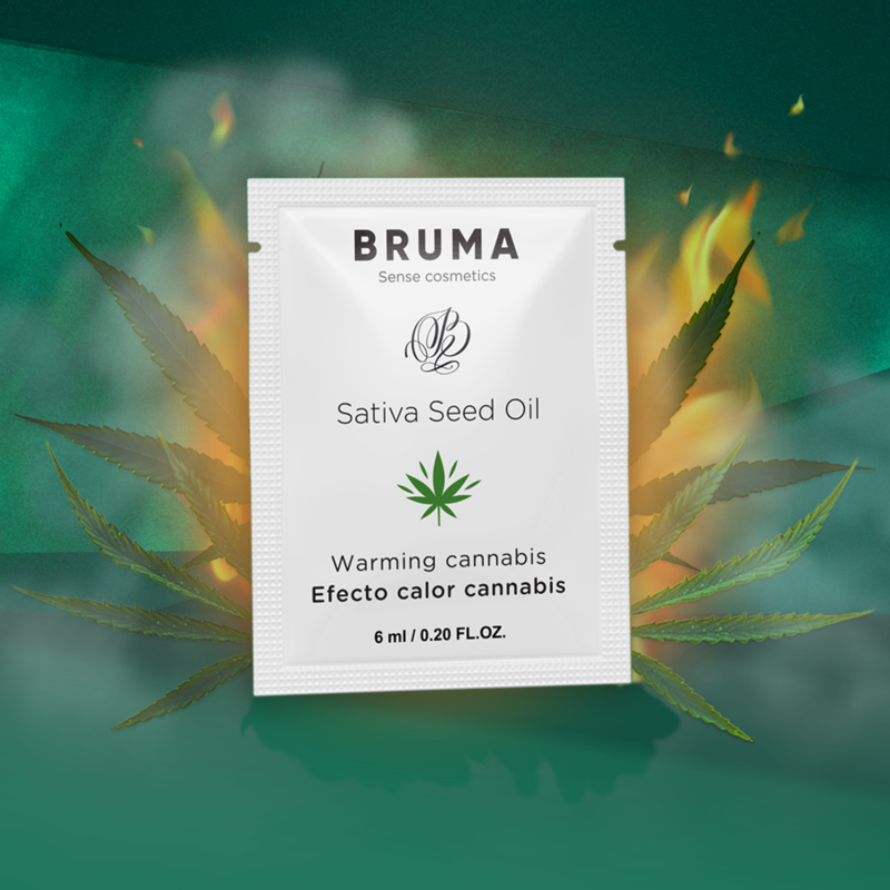 BRUMA Sativa Seed Oil Glidgel med cannabis smak 6 ml