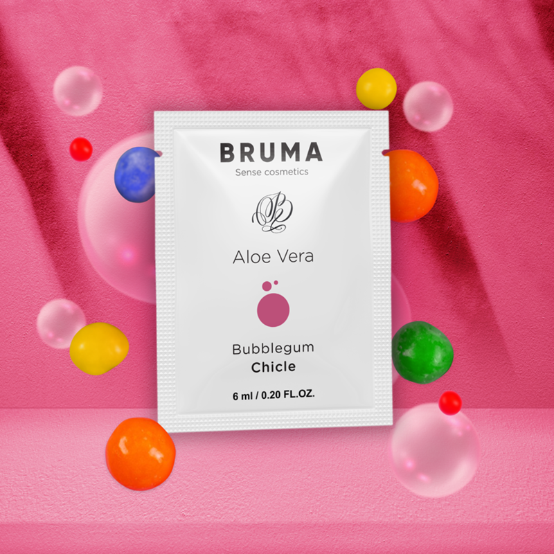 BRUMA Aloe Vera glidgel med bubbelgumssmak 6 ml