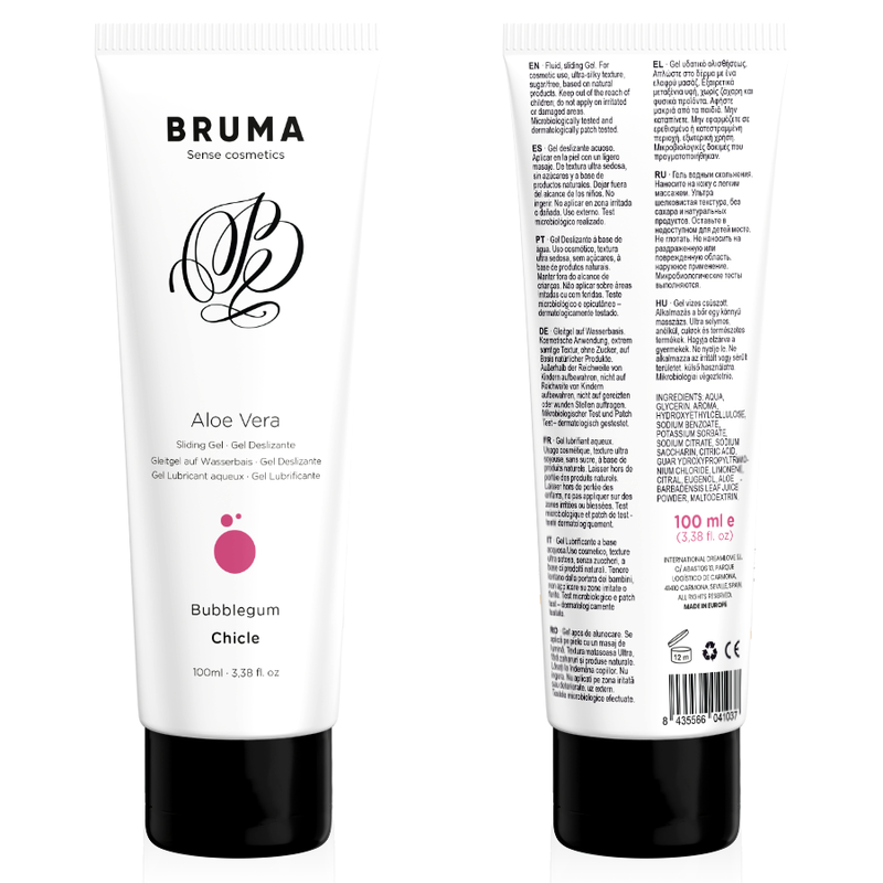 BRUMA - ALOE VERA GLIDGEL BUBBLEGUM SMAK 100 ML