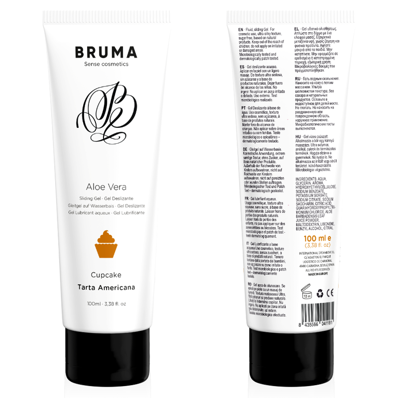 BRUMA Aloe Vera Glidgel Cupcake Smak 100 ML