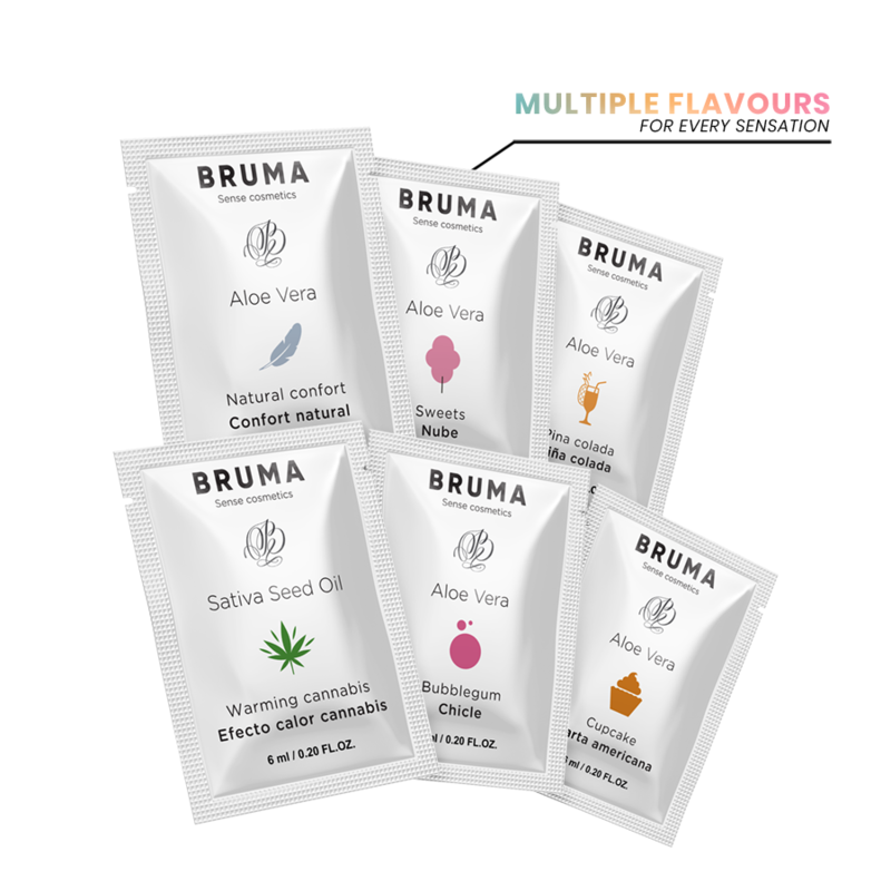 BRUMA Sativa Seed Oil Glidgel med cannabis smak 6 ml