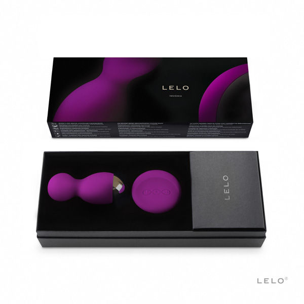 LELO HULA BALLS PURPLE - fjärrstyrda nöjeskulor