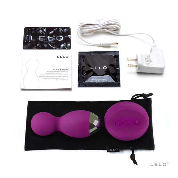 LELO HULA BALLS PURPLE - fjärrstyrda nöjeskulor