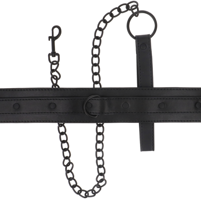 INTENSE - FETISH VEGAN LÄDERHALSBAND