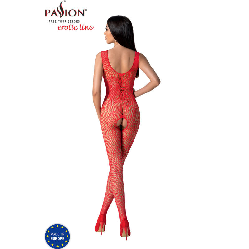 Röd bodystocking från PASSION i en storlek