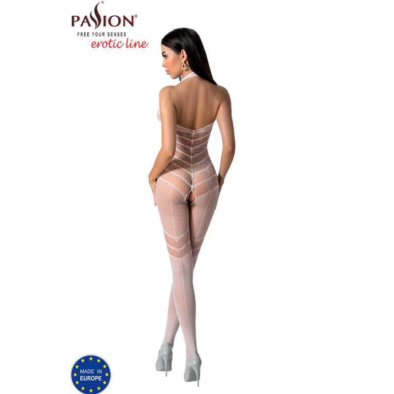 PASSION BS100 vit bodystocking i one size
