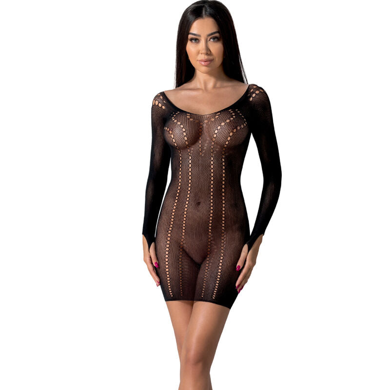 PASSION BS101 bodystocking i svart, one size