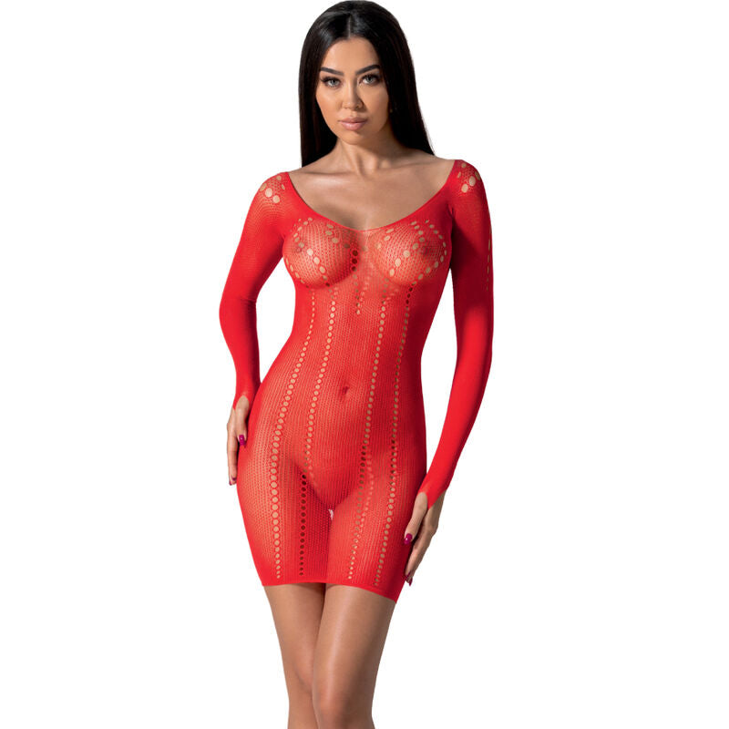 Röd bodystocking från PASSION i en storlek