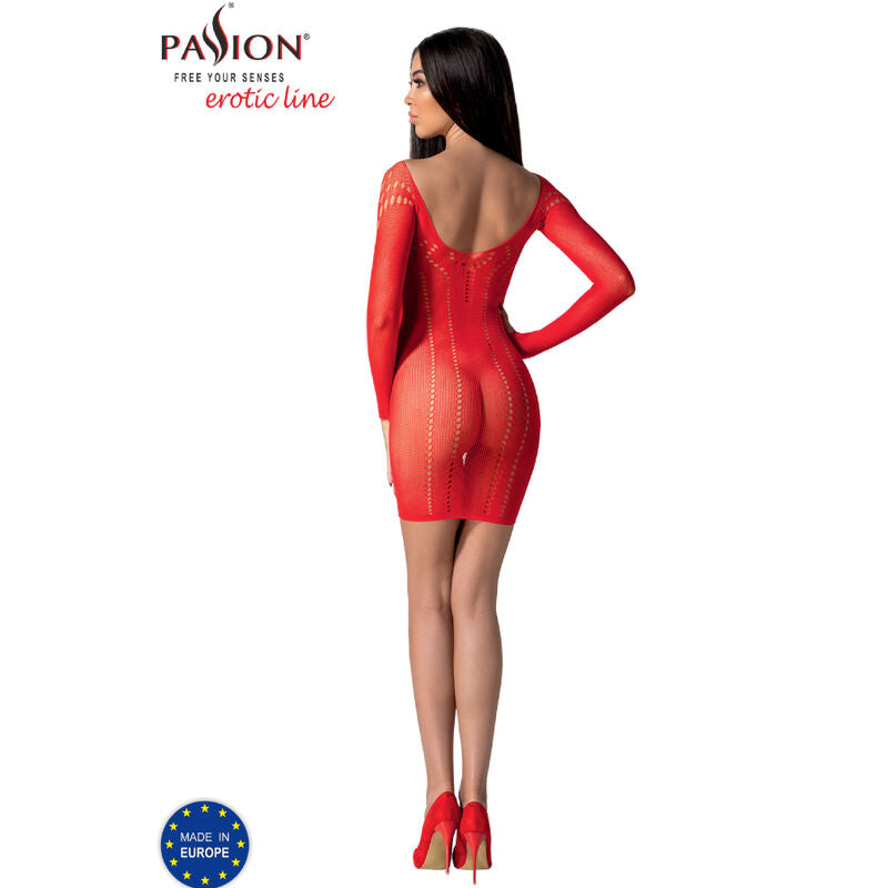 Röd bodystocking från PASSION i en storlek