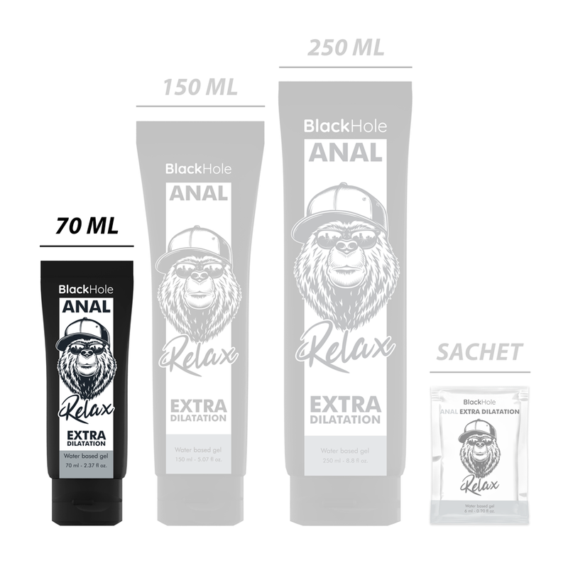Black Hole vattenbaserat anal dilationsgel 70 ml