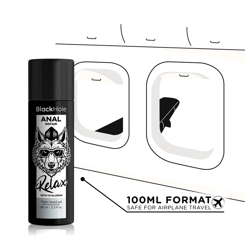 Black Hole Anal Repair vattenbaserat glidmedel med hyaluron 100 ml