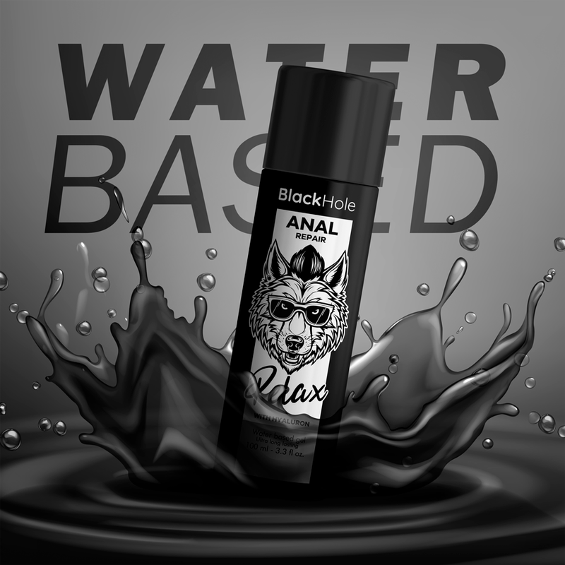 Black Hole Anal Repair vattenbaserat glidmedel med hyaluron 100 ml