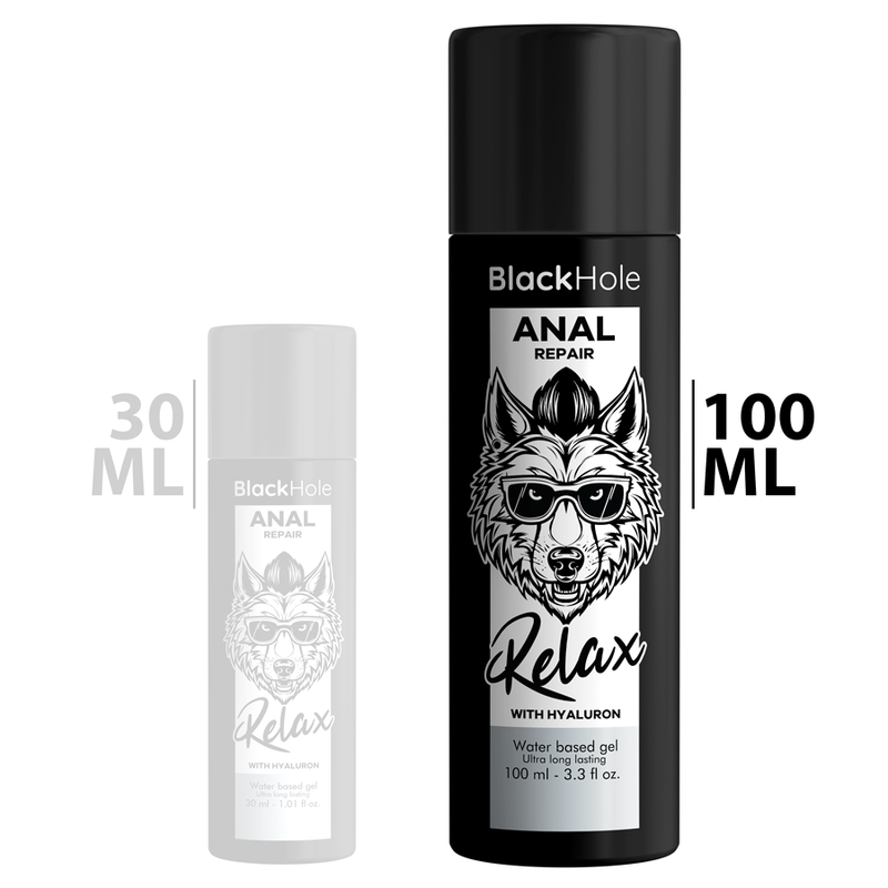 Black Hole Anal Repair vattenbaserat glidmedel med hyaluron 100 ml