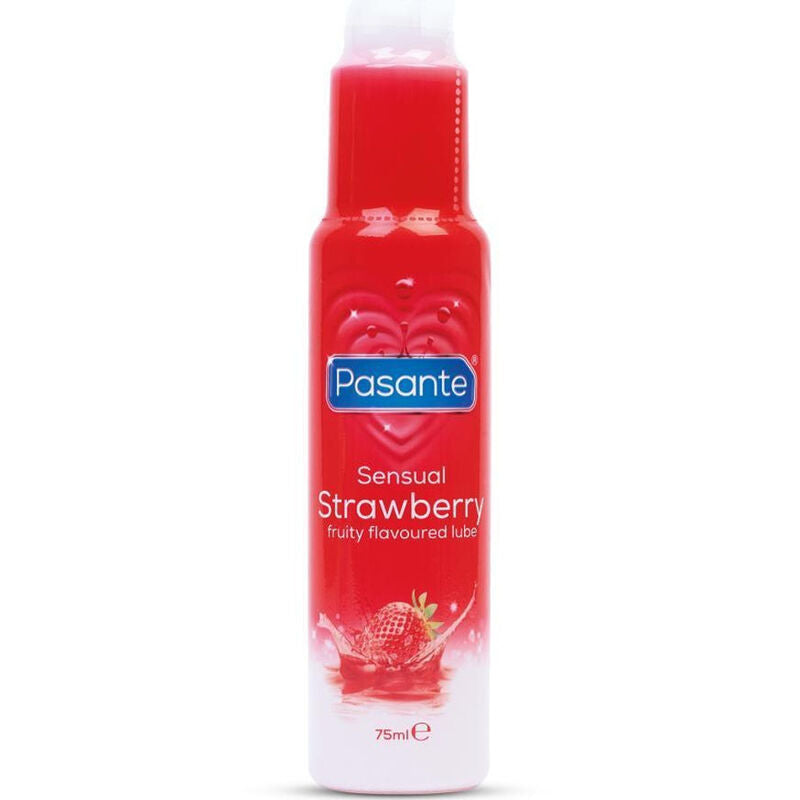 Pasante lubricerande gel med smak av jordgubbe 75 ml
