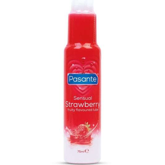 Pasante lubricerande gel med smak av jordgubbe 75 ml