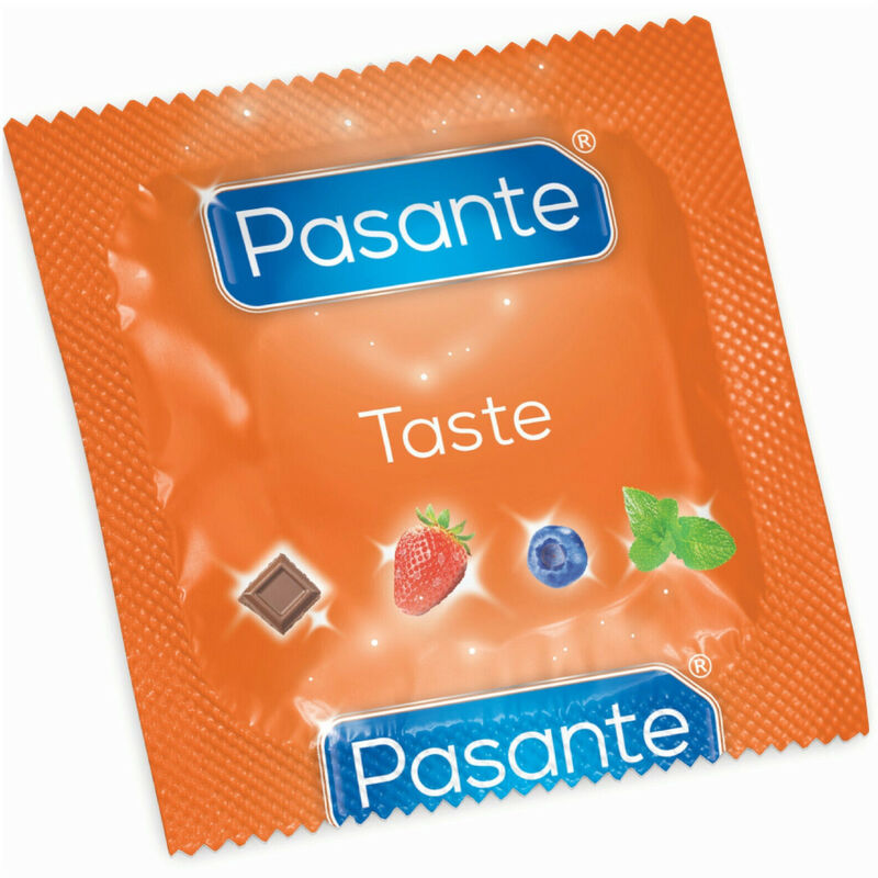 Pasante kondomer i ekopack med olika smaker