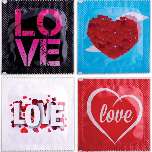 Pasante kondomer Love Bag med 144 enheter