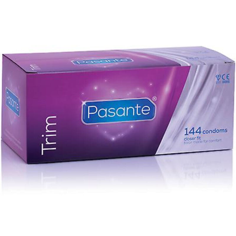 PASANTE - KONDOMER TRIM CLOSER FIT CAJA 144 ENHETER