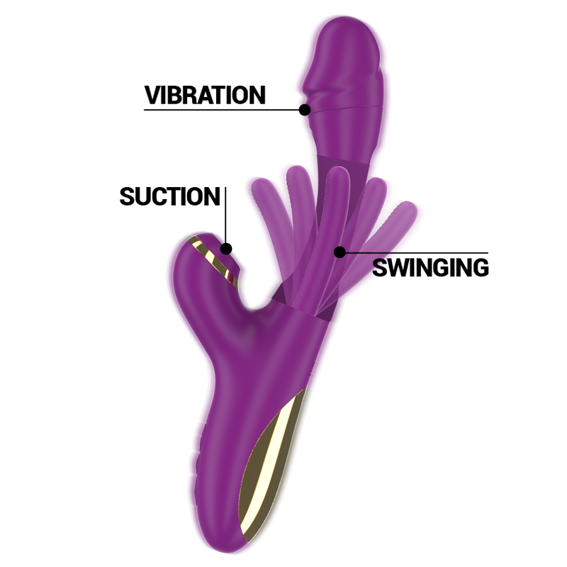 INTENSE ATENEO återuppladdningsbar multifunktionell vibrator