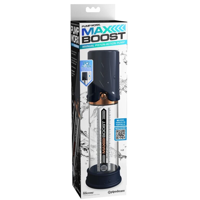 Max Boost Penis Pump i blå färg