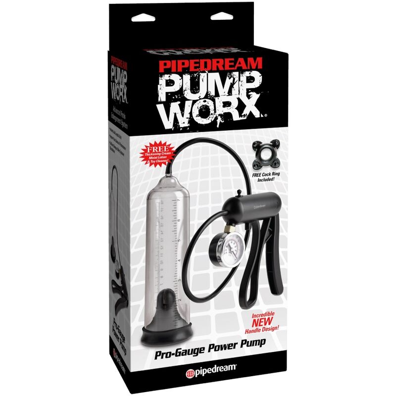 PUMP WORX Pro-Gauge Power Pump Transparent