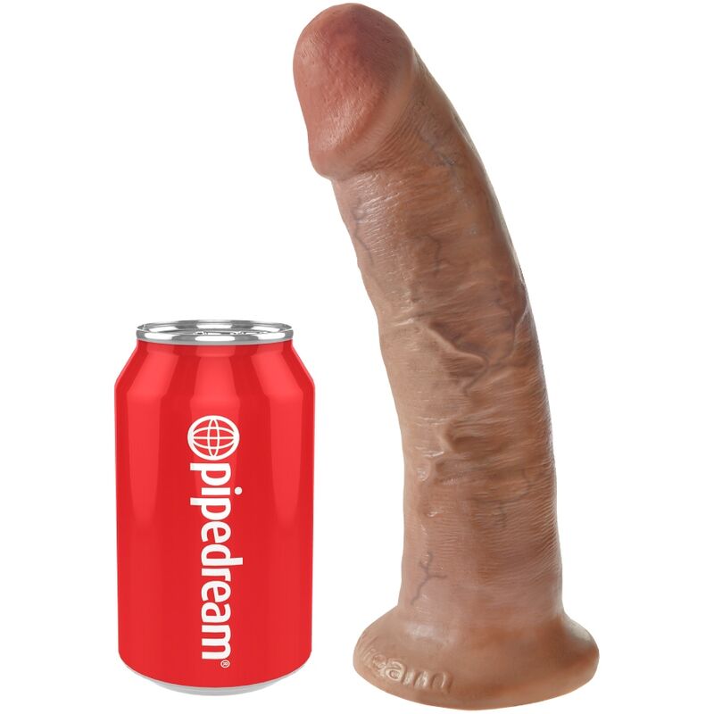 KING COCK - REALISTISK PENIS 21,7 CM KARAMELL