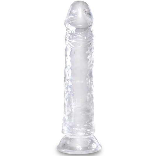 KING COCK - KLAR REALISTISK PENIS 19,7 CM TRANSPARENT