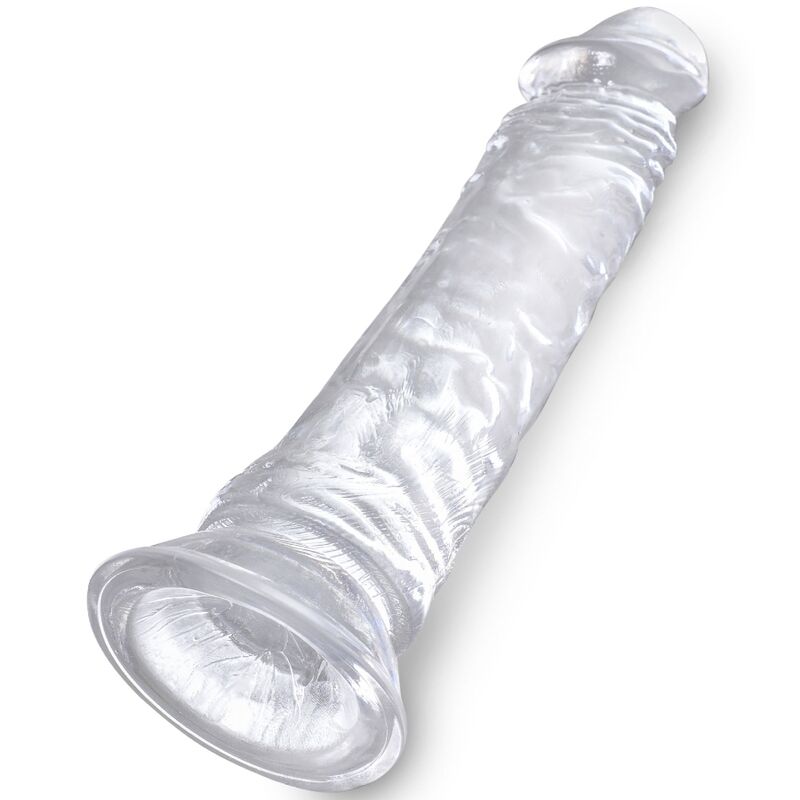 KING COCK - KLAR REALISTISK PENIS 19,7 CM TRANSPARENT