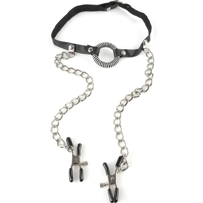 FETISH FANTASY SERIES - GAG MED NIPPLE CLAMPS