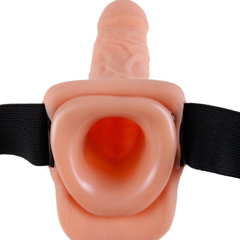 Fetish Fantasy Series justerbart sängharnes med realistisk dildo 17,8 cm