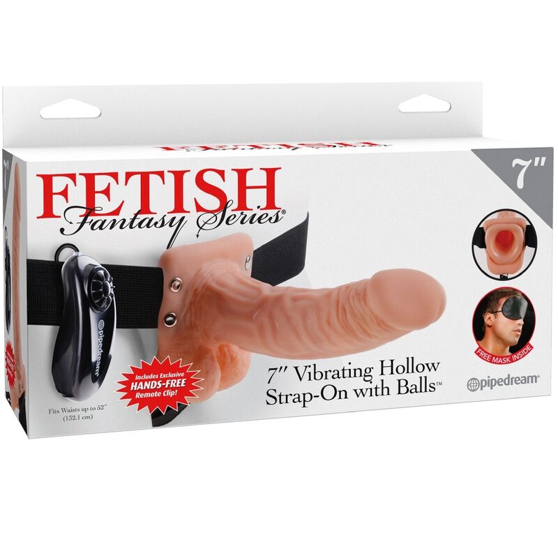 Fetish Fantasy Series justerbart sängharnes med realistisk dildo 17,8 cm
