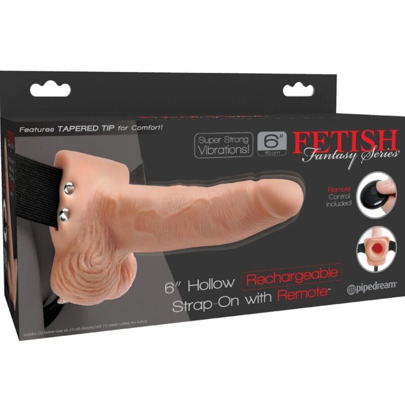 Fetish Fantasy Series justerbart harnes med dildo och fjärrkontroll