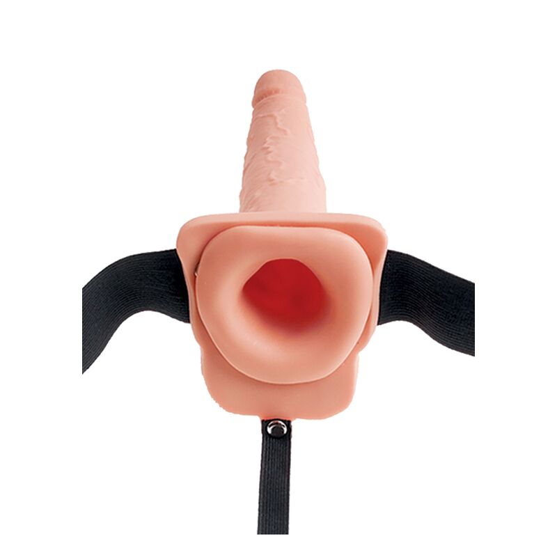 Fetish Fantasy Series justerbart sele med realistisk sprutande penis 19 cm