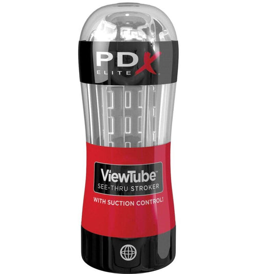 PDX ELITE ViewTube Stroker masturbator i klart material