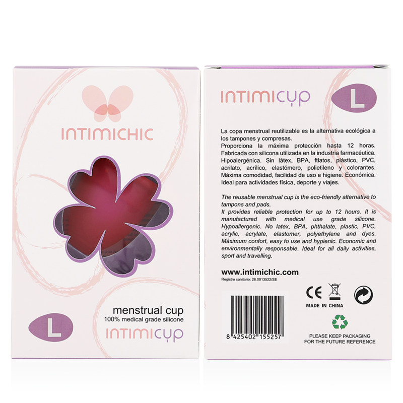 INTIMICHIC menskopp i medicinsk silikon, storlek L