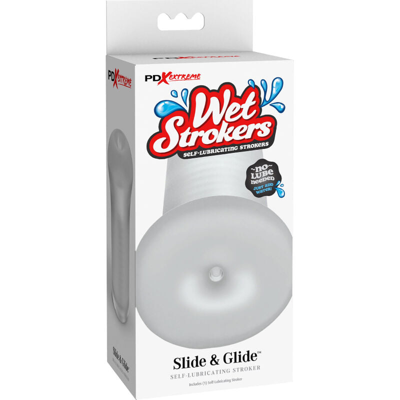 FETISH FANTASY EXTREME Slide & Glide Stroker i transparent silikon