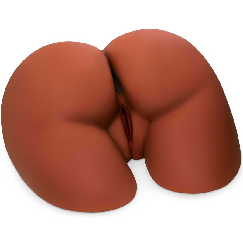 PDX PLUS Perfect Ass XL Double Entry Brown Masturbator